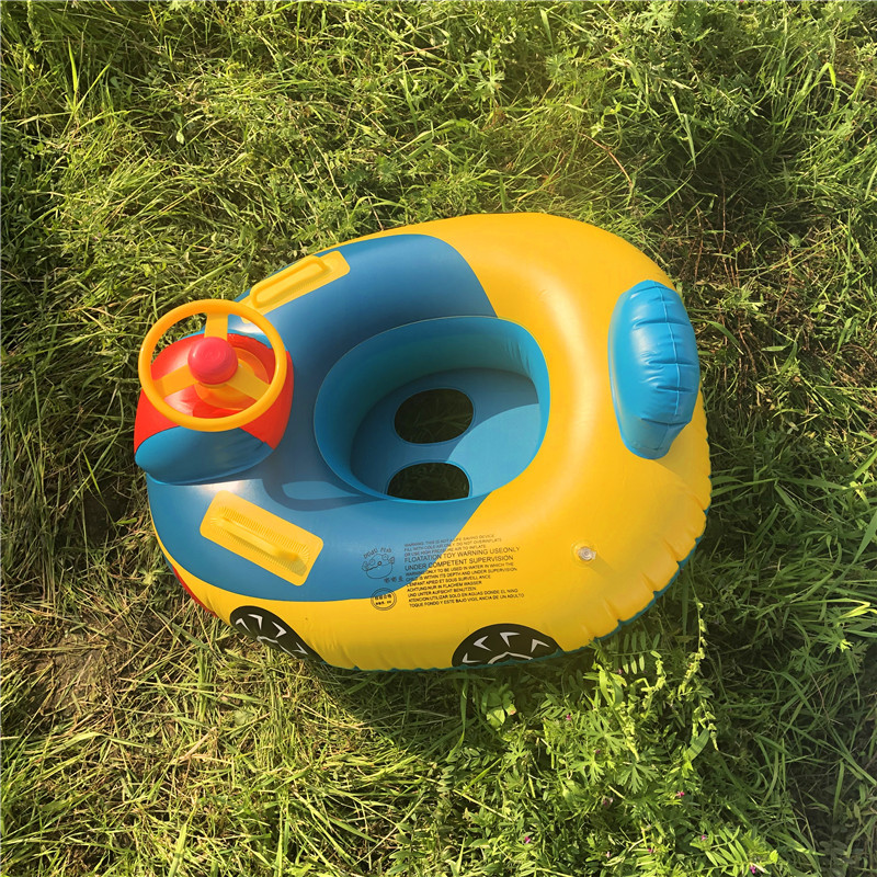 Large Thickened Car Horn Boat Infant Children Swimming in Water Pedestal Ring Steering Wheel Cross-Border Swimming Ring with Canopy Large Thickened Car Horn Boat Infant Children Swimming in Water Pedestal Ring Steering Wheel Cross-Border Swimming Ring with Canopy