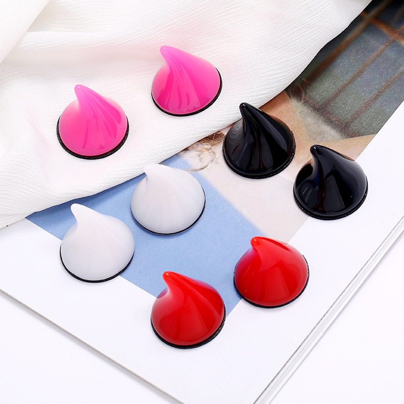 Japanese-Style Devil Horn Car Motorcycle Helmet Accessories Cool Creative Helmet Decoration Horn Horn Accessories