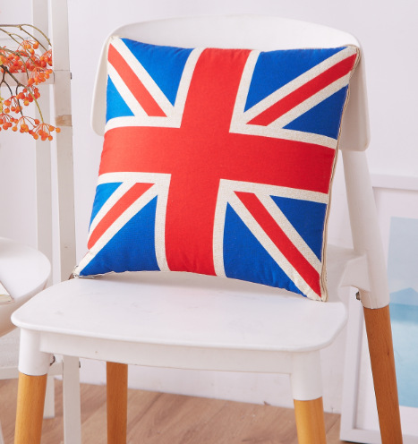 Cartoon Linen Style Pillow Blanket Multifunctional Back Seat Cushion Quilt Office Linen Airable Cover Wholesale