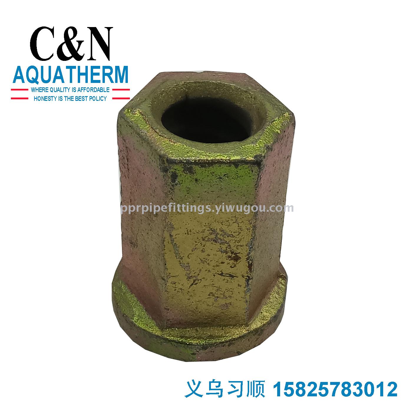 Wholesale construction parts through the wall of the double screw nut pair nut