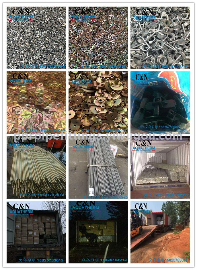 Wholesale construction parts through the wall of the double screw nut pair nut