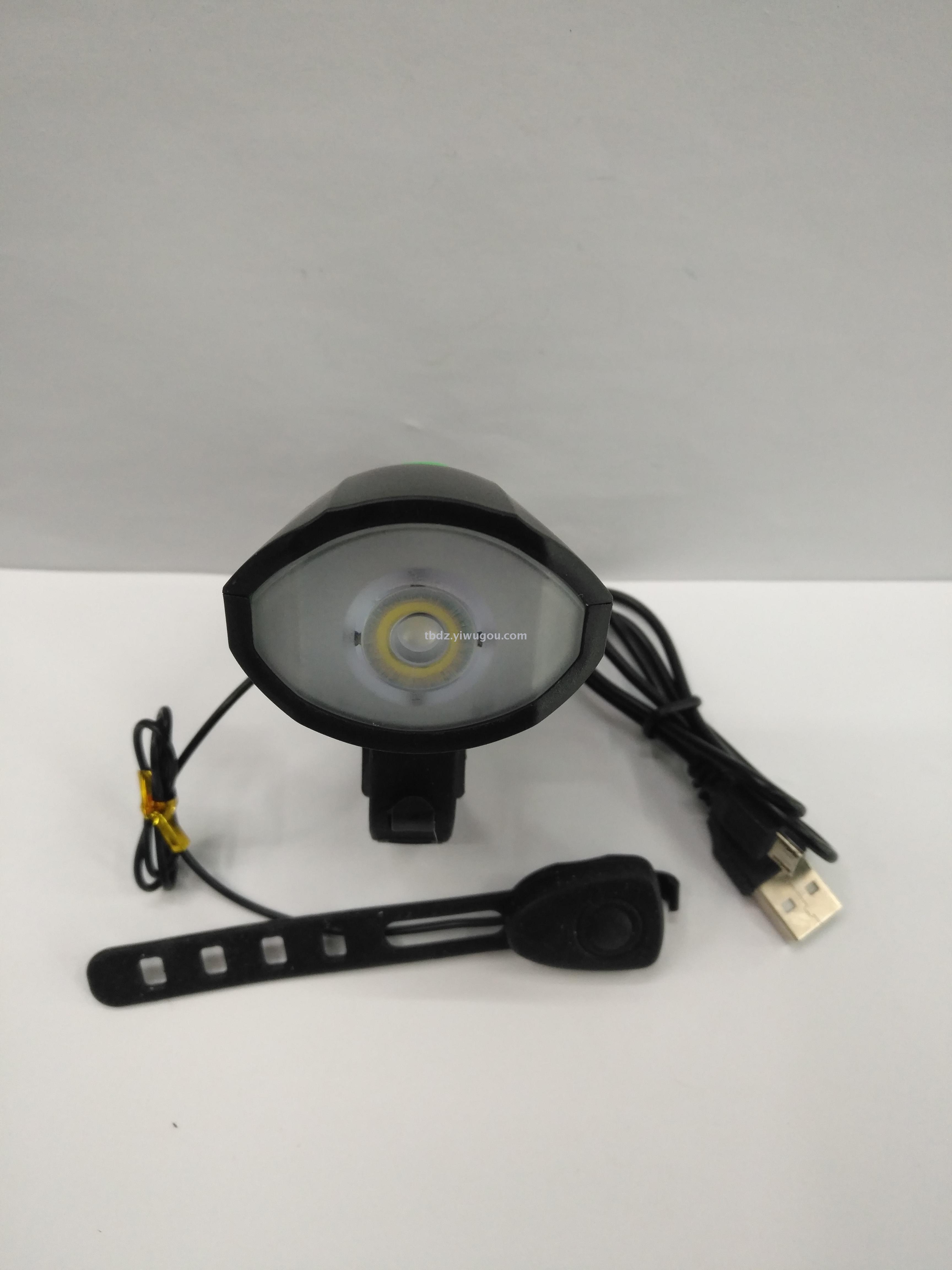 Hot-selling bicycle lights horn lights, USB charging car lights, warning lights safety lights, bicycle equipment