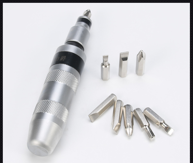 Impact Screwdriver Set Impact Screwdriver Screwdriver Screwdriver Socket Nut Tapping Shock Screwdriver Stubborn Screw Killer