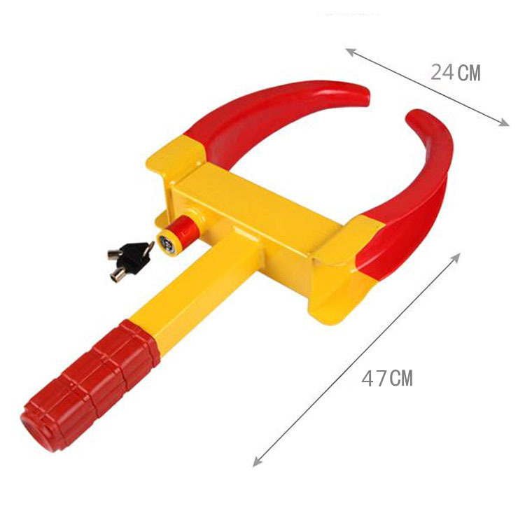 Horn Wheel Lock Small and Medium Car Tire Lock Independent Packaging Vehicle Anti-Theft Lock Open Wheel Lock Manufacturer