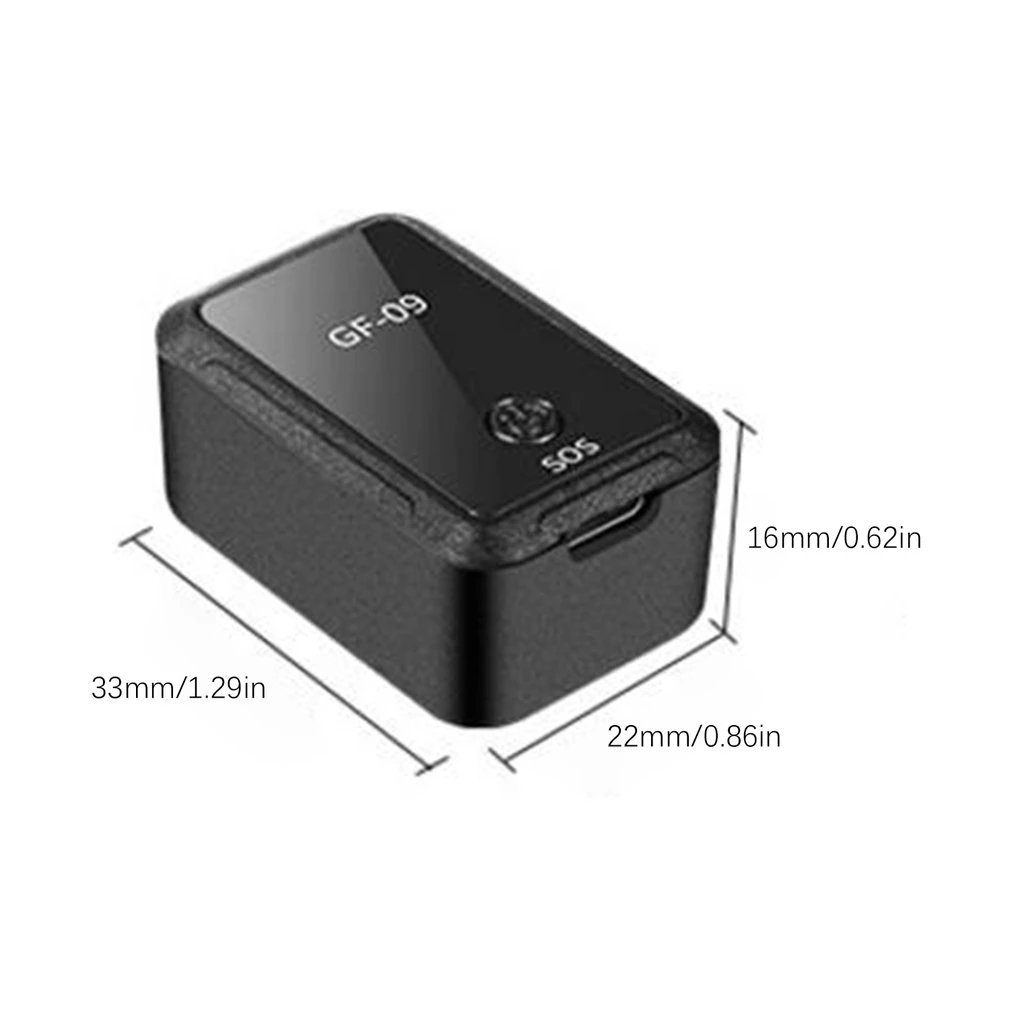 GF09 Mini GPS Real Time Tracker Car Pet Anti-theft Locator GF09 Mini GPS Real Time Tracker Car Pet Anti-theft Locator