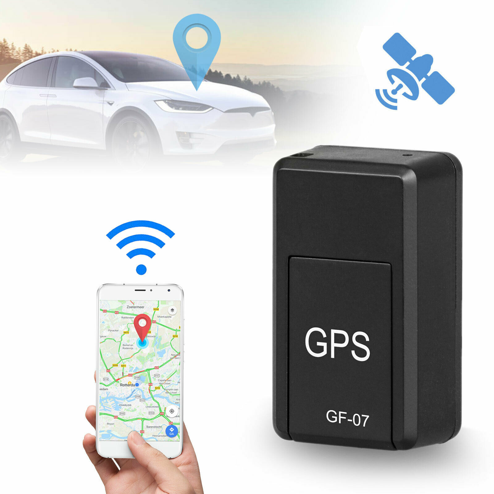Hot Pet GPS Tracker Mini GPS Tracke Children Elderly Anti-Lost Device Strong Magnetic GF07 Locator