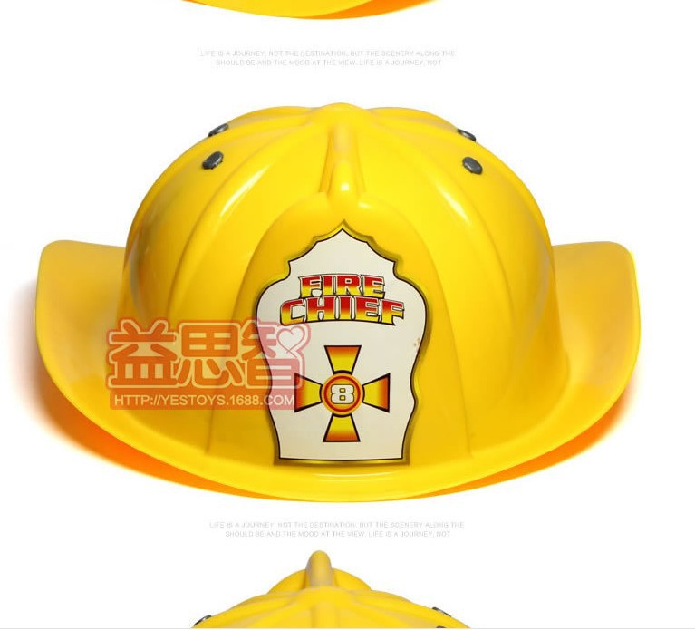 Children Play House Fire Captain Helmet Helmet Role Play Simulation Educational Toy Program Performance Props