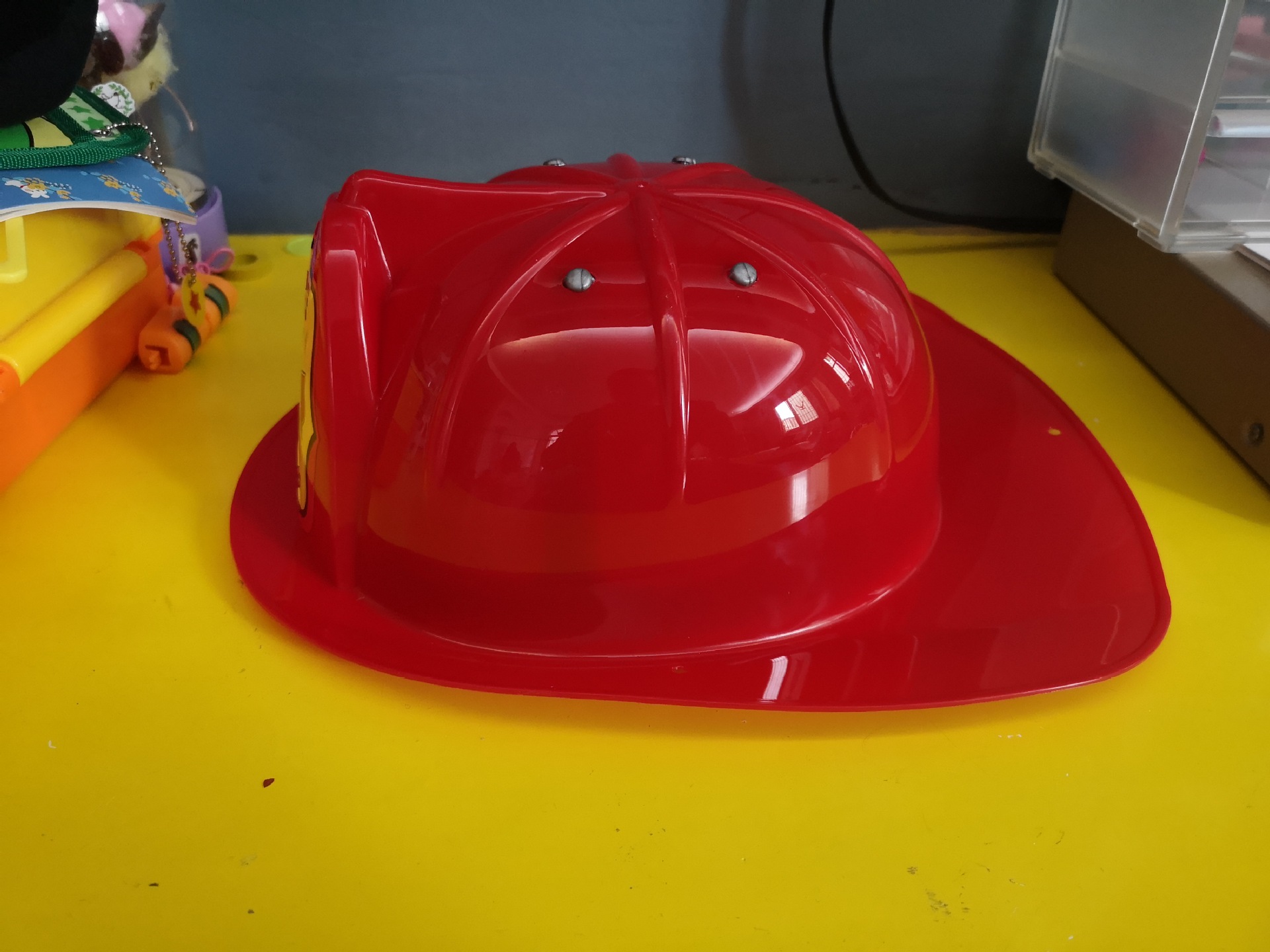Children Play House Fire Captain Helmet Helmet Role Play Simulation Educational Toy Program Performance Props