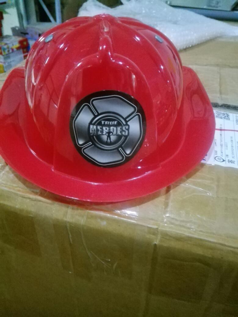 Children Play House Fire Captain Helmet Helmet Role Play Simulation Educational Toy Program Performance Props