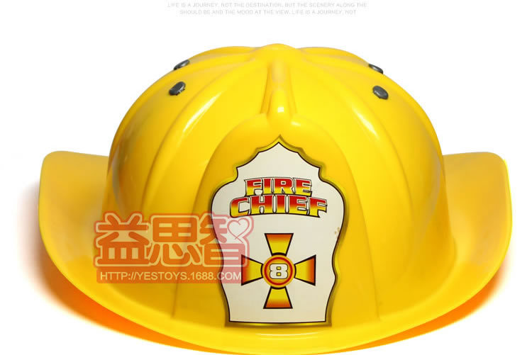 Children Play House Fire Captain Helmet Helmet Role Play Simulation Educational Toy Program Performance Props