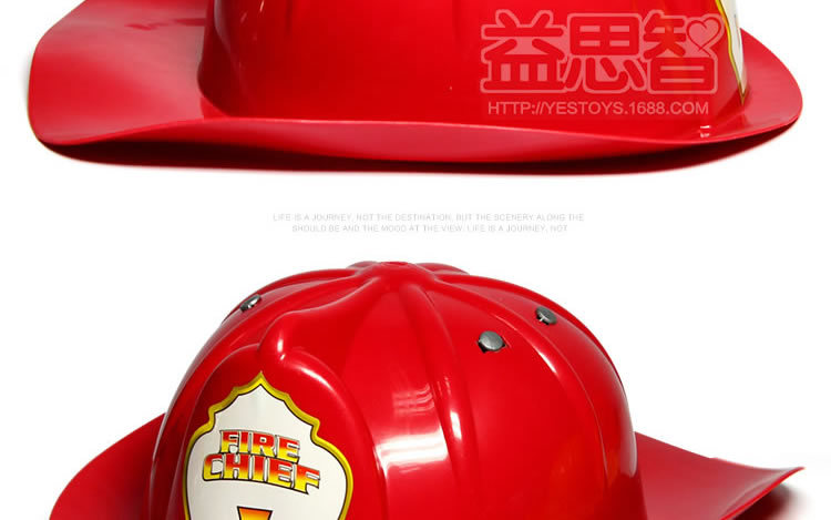 Children Play House Fire Captain Helmet Helmet Role Play Simulation Educational Toy Program Performance Props