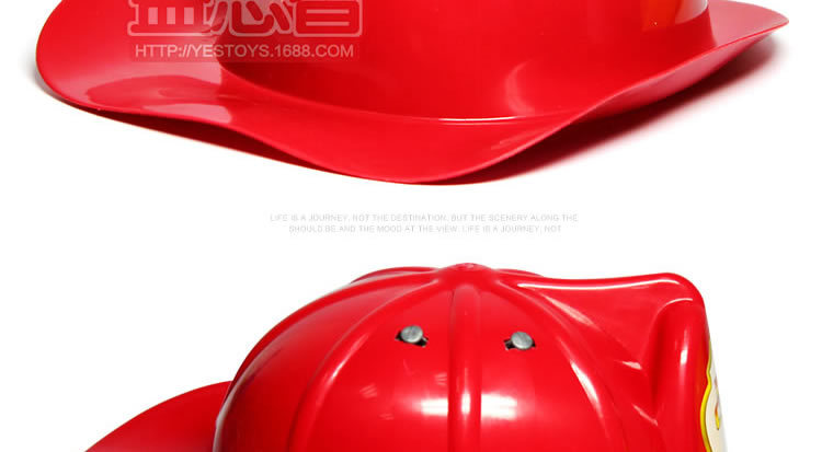 Children Play House Fire Captain Helmet Helmet Role Play Simulation Educational Toy Program Performance Props