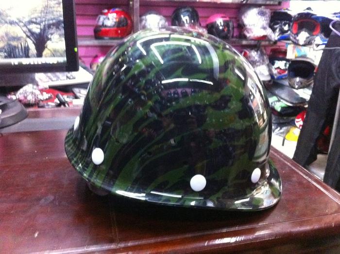Camo helmet fiberglass helmet