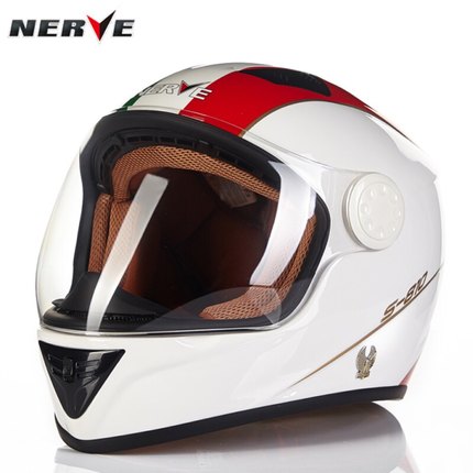 Helmet helmet for men and women glass fiber all-round all-season general purpose street racing motorcycle fog-proof helmet