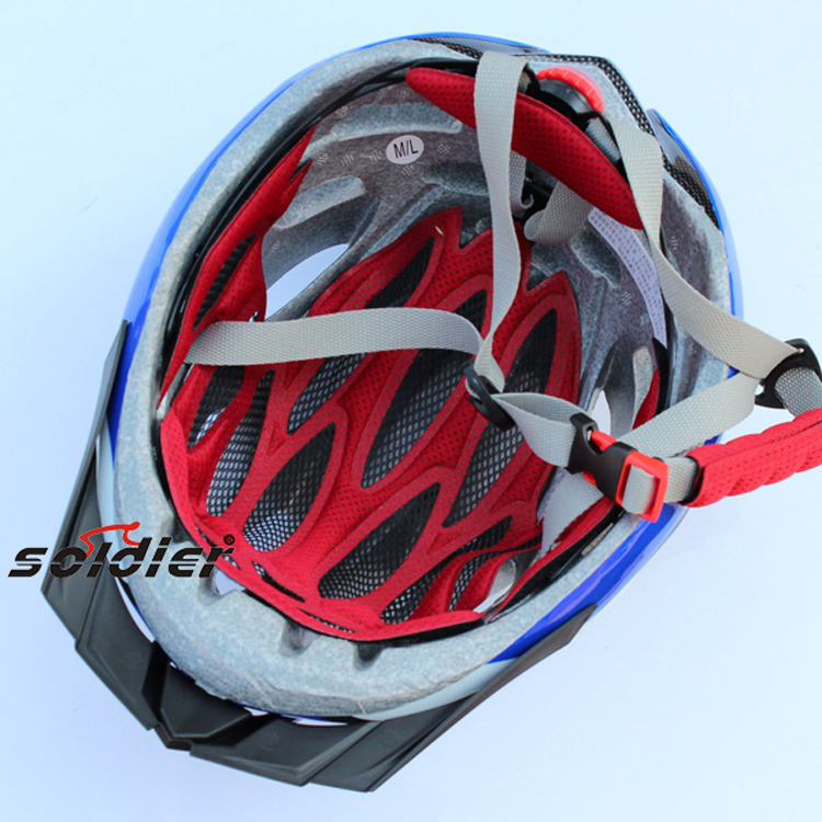 Soldier riding integrated helmet/ bike mountain riding helmet
