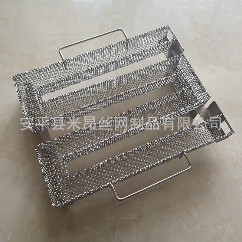 Steel Cold Smoke Machine Bacon Smoked Cheese Barbecue Smoked Tray Cold Smoke Generator Square Stainless Steel Bakeware