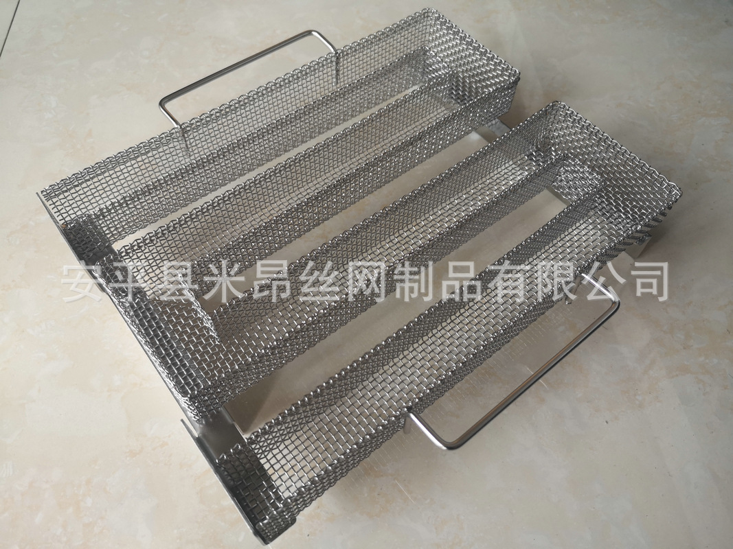 Steel Cold Smoke Machine Bacon Smoked Cheese Barbecue Smoked Tray Cold Smoke Generator Square Stainless Steel Bakeware