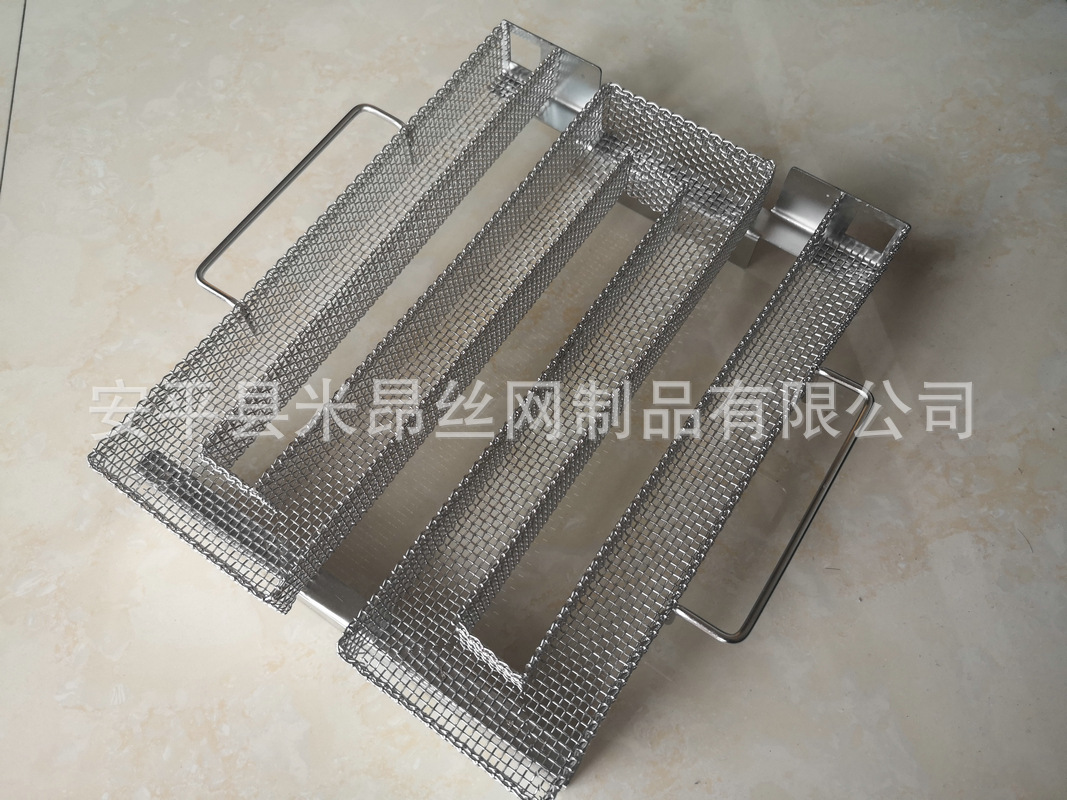 Steel Cold Smoke Machine Bacon Smoked Cheese Barbecue Smoked Tray Cold Smoke Generator Square Stainless Steel Bakeware