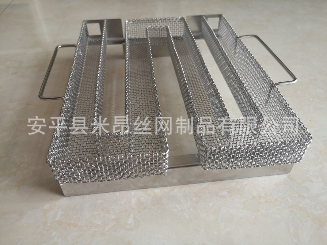 Steel Cold Smoke Machine Bacon Smoked Cheese Barbecue Smoked Tray Cold Smoke Generator Square Stainless Steel Bakeware