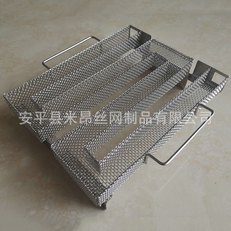 Steel Cold Smoke Machine Bacon Smoked Cheese Barbecue Smoked Tray Cold Smoke Generator Square Stainless Steel Bakeware