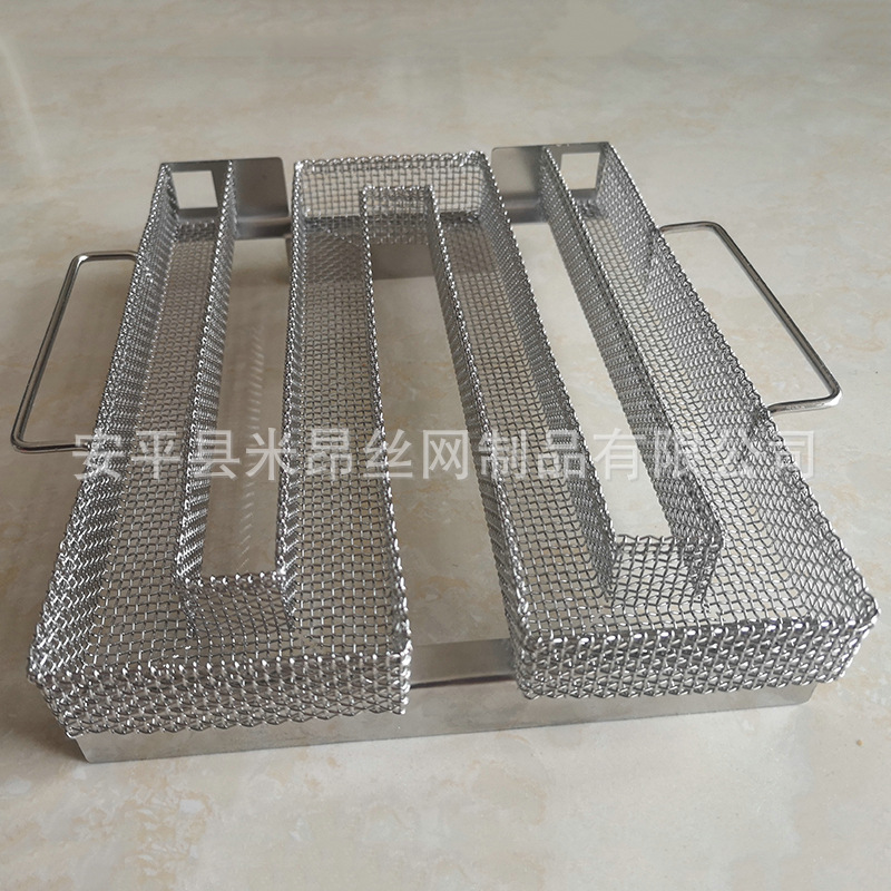 Steel Cold Smoke Machine Bacon Smoked Cheese Barbecue Smoked Tray Cold Smoke Generator Square Stainless Steel Bakeware