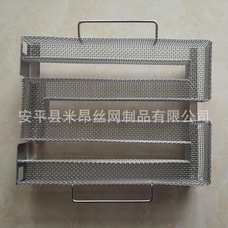 Steel Cold Smoke Machine Bacon Smoked Cheese Barbecue Smoked Tray Cold Smoke Generator Square Stainless Steel Bakeware