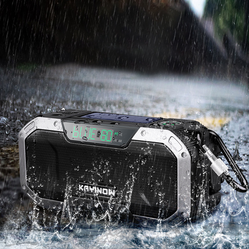 2020 New Solar Radio of Power Generator Outdoor Multi-Function Emergency Radio Bluetooth Speaker