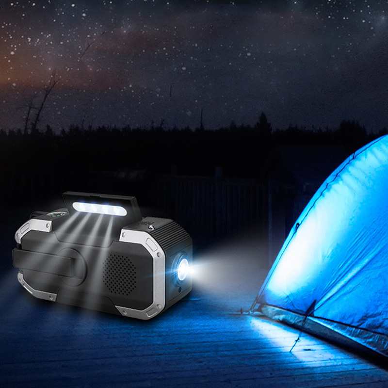 2020 New Solar Radio of Power Generator Outdoor Multi-Function Emergency Radio Bluetooth Speaker