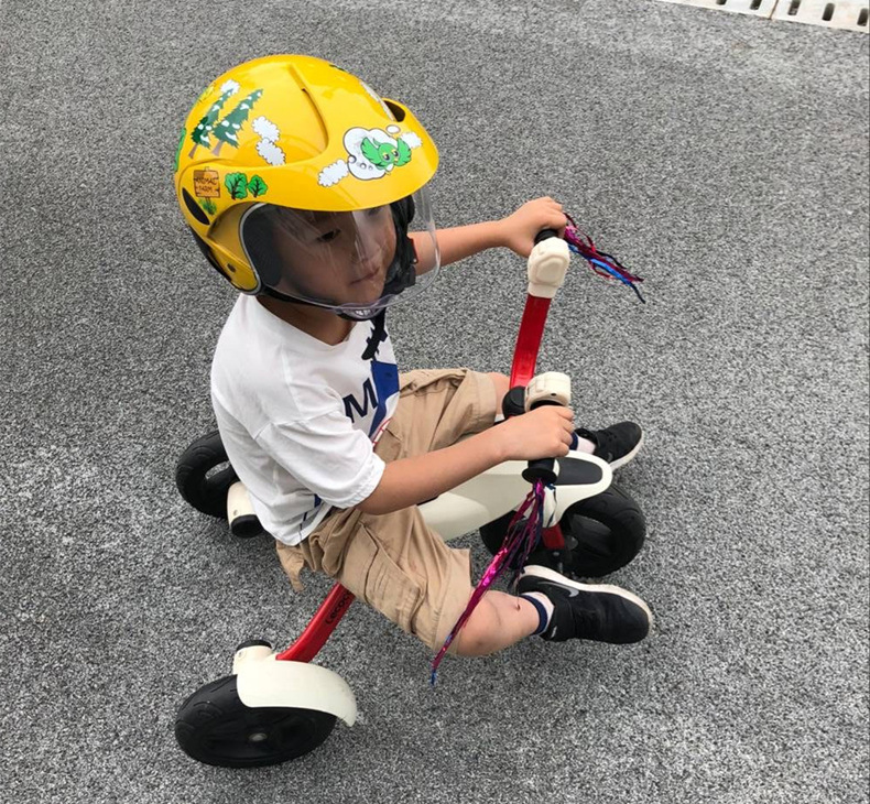 Cross-Border AHP Four Seasons Children's Helmet Boy Girl's Helmet Electric Scooter Harley 