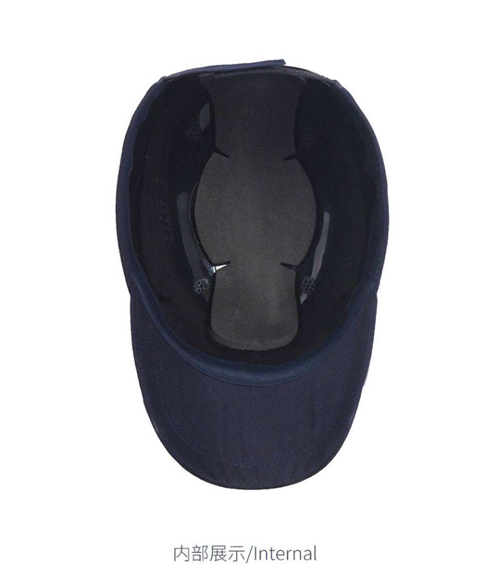 Factory direct selling Factory construction crash helmet ABS inner shell helmet breathable working cap baseball cap