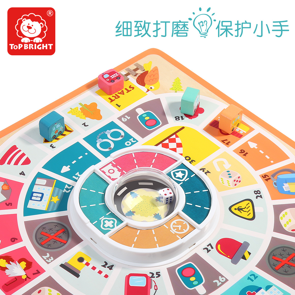 Aeroplane Chess Multi-Function Game Qi Disk Parent-Child Interaction Toys Puzzle the Motor City Checkers Children&#039;s Board Game