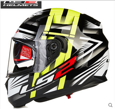 LS2 double lens helmet motorcycle helmet men and women