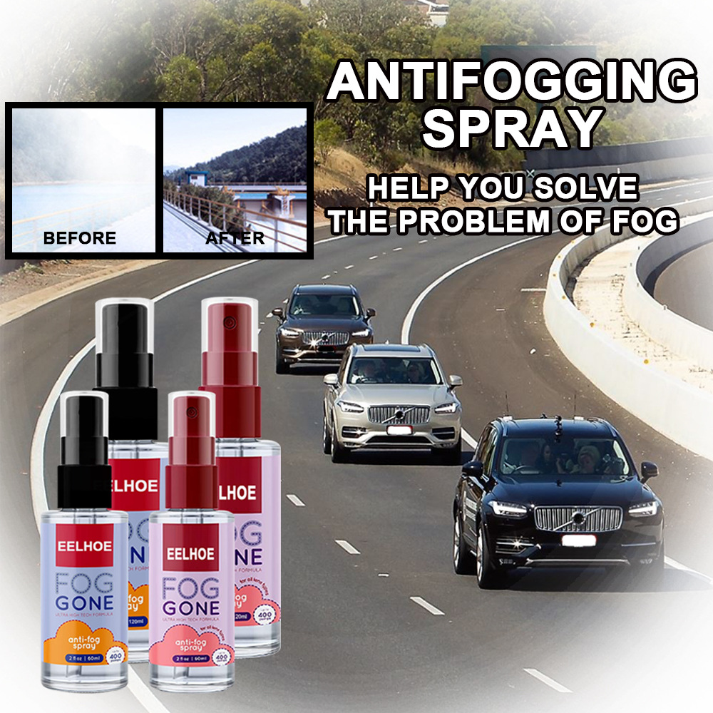 Motor Front Windshield Maintenance Water Repellent Mirror Glasses Defogging Spray