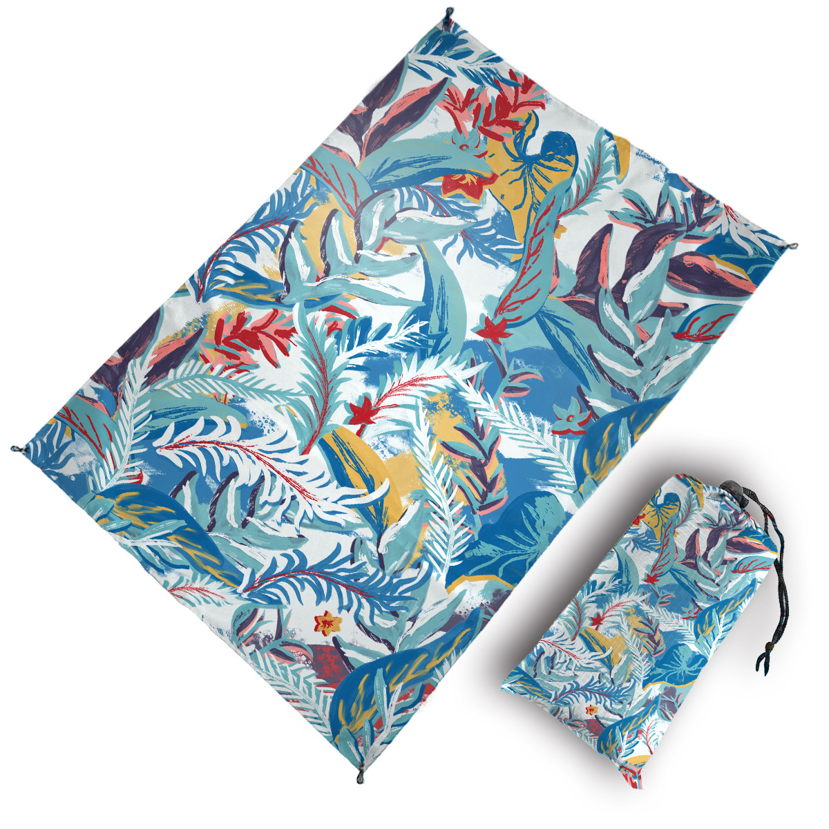 2021 New Beach Mat Outdoor Color Digital Printing Picnic Mat Beach Mat Waterproof Ground Cloth Support Customization