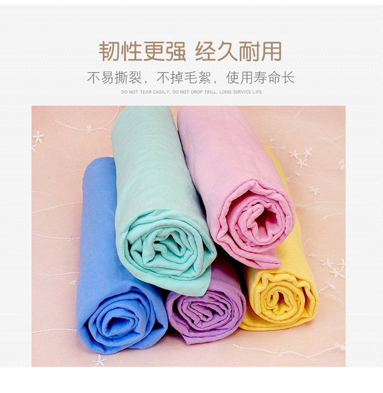 Factory Wholesale PVA Buckskin Cloth Suction Car Wiper Car Wash Towel Suede Towel Pet Deerskin Towel Large Thickened