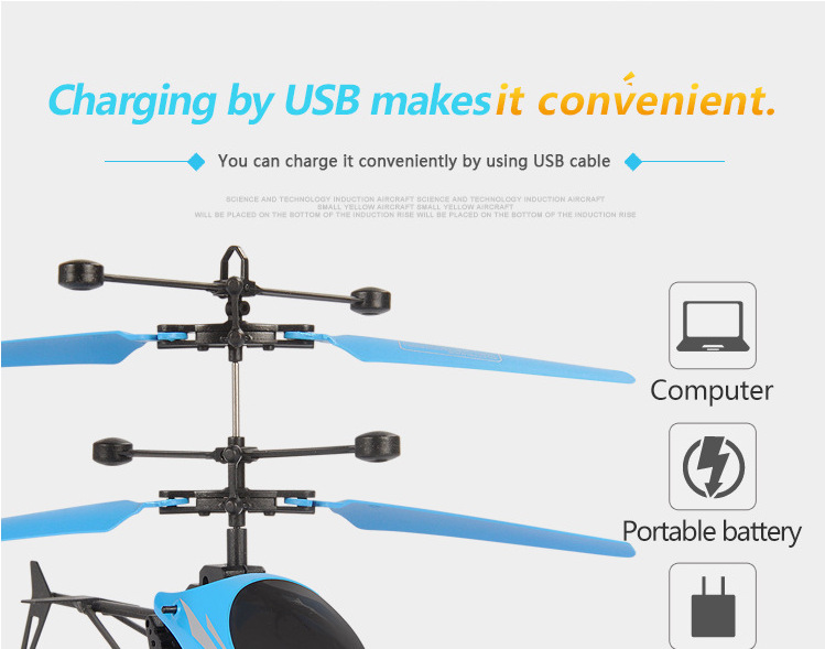 Mini UAV Ease of Use Mode Induction UAV Helicopter New Motor Protection System