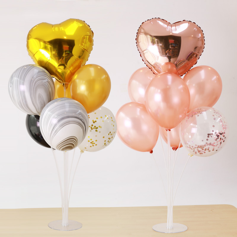 Balloon Table Drifting Transparent Support Decorations Arrangement Road Lead Balloon Bracket Balloon Display Shelf Balloon Table Bracket