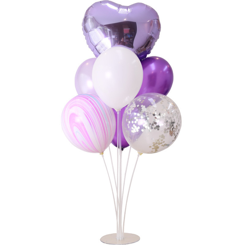 Balloon Table Drifting Transparent Support Decorations Arrangement Road Lead Balloon Bracket Balloon Display Shelf Balloon Table Bracket