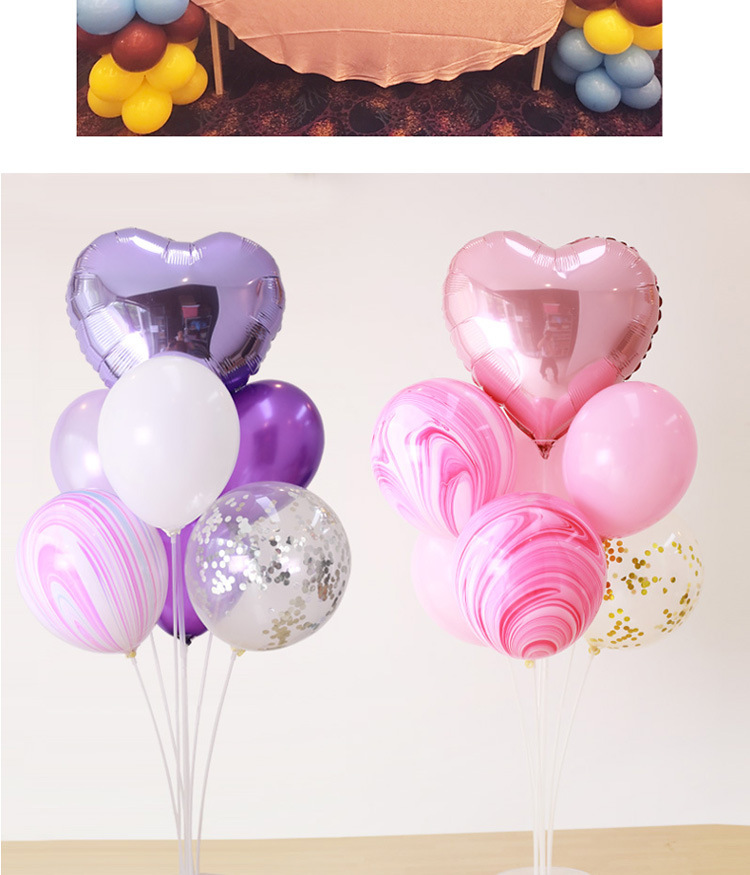 Balloon Table Drifting Transparent Support Decorations Arrangement Road Lead Balloon Bracket Balloon Display Shelf Balloon Table Bracket