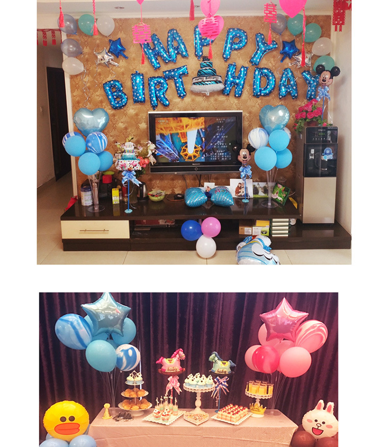Balloon Table Drifting Transparent Support Decorations Arrangement Road Lead Balloon Bracket Balloon Display Shelf Balloon Table Bracket