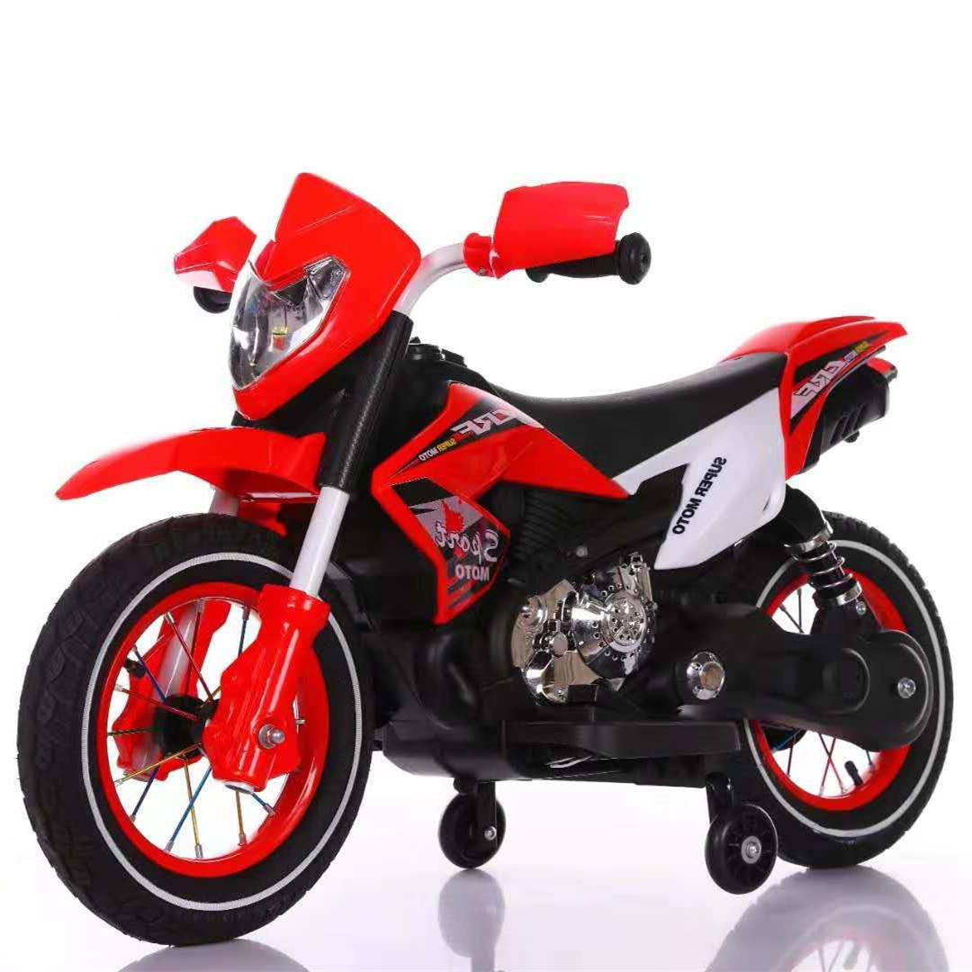 New Children&#039;s Electric Motor 2-7 Years Old Baby Boys and Girls Two-Wheel Rechargeable Large Toy Car
