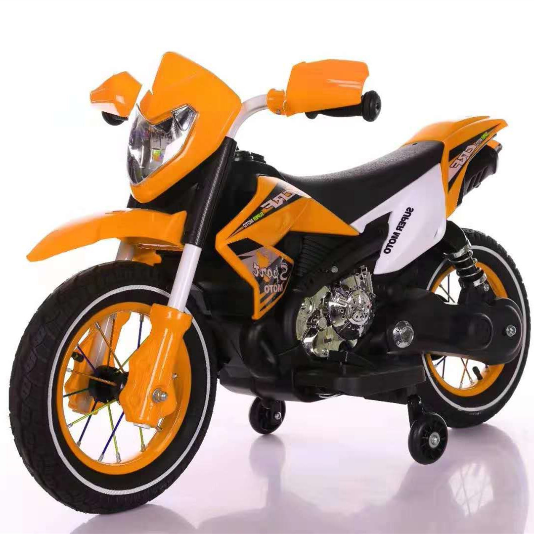 New Children&#039;s Electric Motor 2-7 Years Old Baby Boys and Girls Two-Wheel Rechargeable Large Toy Car