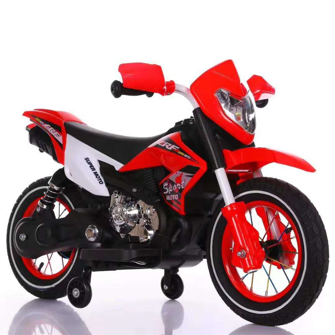 New Children&#039;s Electric Motor 2-7 Years Old Baby Boys and Girls Two-Wheel Rechargeable Large Toy Car