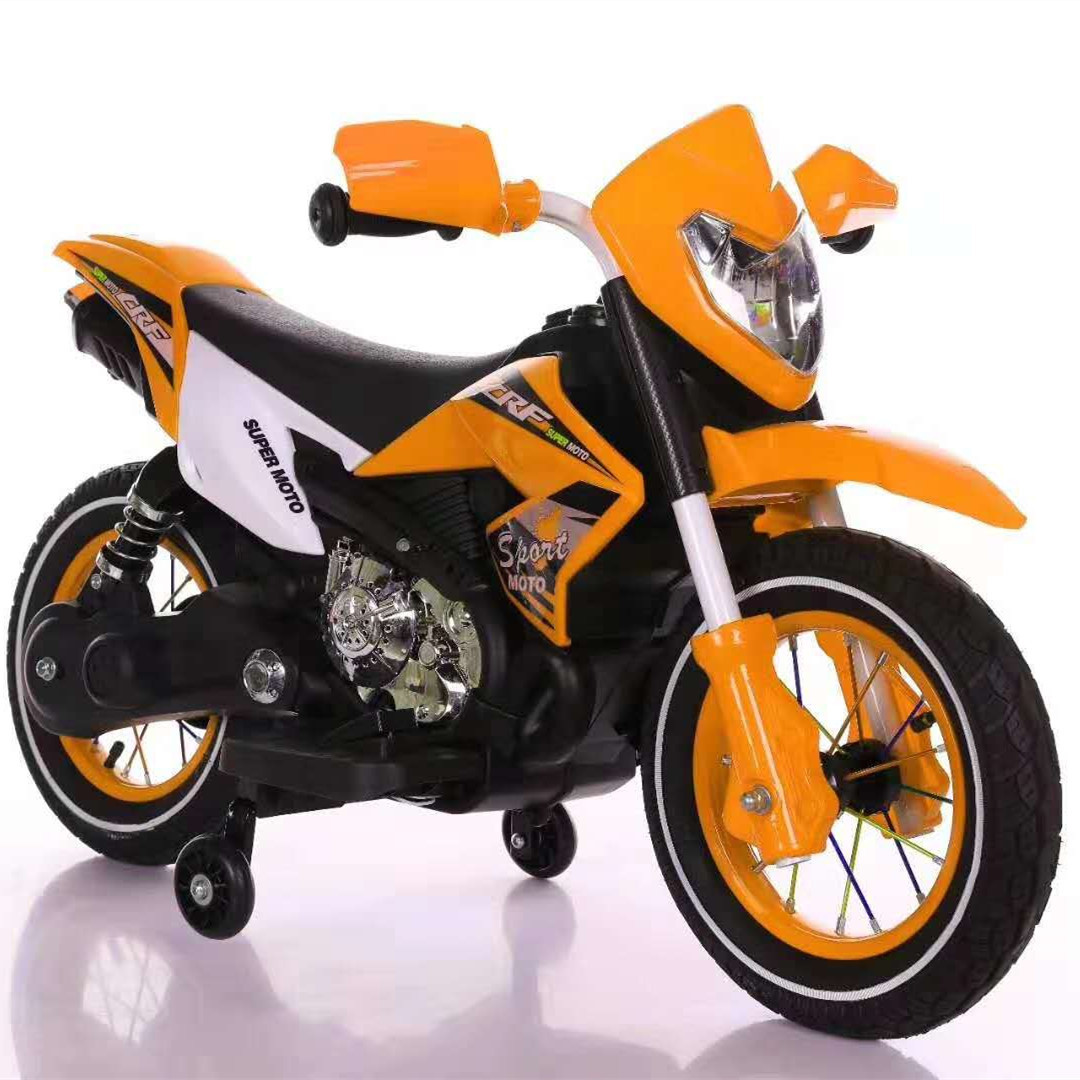 New Children's Electric Motor 2-7 Years Old Baby Boys and Girls Two-Wheel Rechargeable Large Toy Car