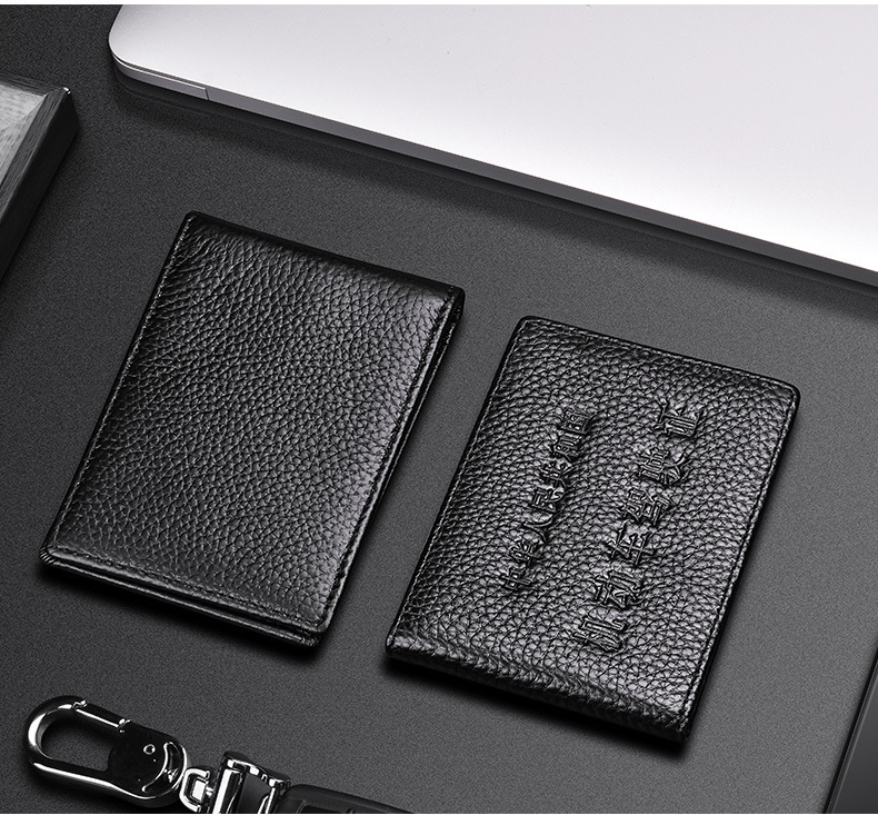 Driving License Leather Case Motor Vehicle Driving License Bag Clip 2-in-1 Driver's License Cover Ultra-Large Card Holder
