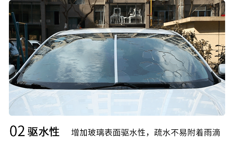 Glass Rain Repellent Cleaning Agent Wiper Car Windshield Glass Rainproof Cleaner Oil-Removing Film 100ml