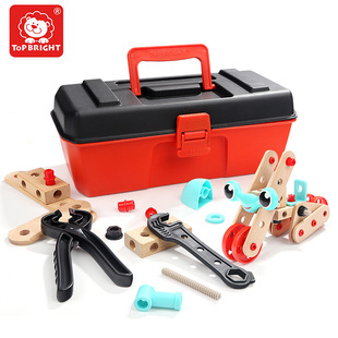 Children's Electric Drill Nut Disassembly Matching Combination 3D Puzzle Model Tool Table Hand Screw Educational Toys