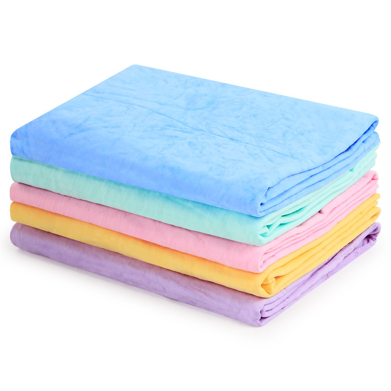 Factory Wholesale PVA Buckskin Cloth Suction Car Wiper Car Wash Towel Suede Towel Pet Deerskin Towel Large Thickened