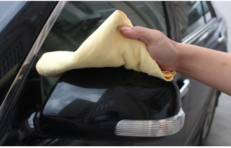 Factory Wholesale PVA Buckskin Cloth Suction Car Wiper Car Wash Towel Suede Towel Pet Deerskin Towel Large Thickened