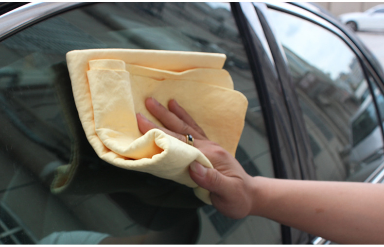 Factory Wholesale PVA Buckskin Cloth Suction Car Wiper Car Wash Towel Suede Towel Pet Deerskin Towel Large Thickened